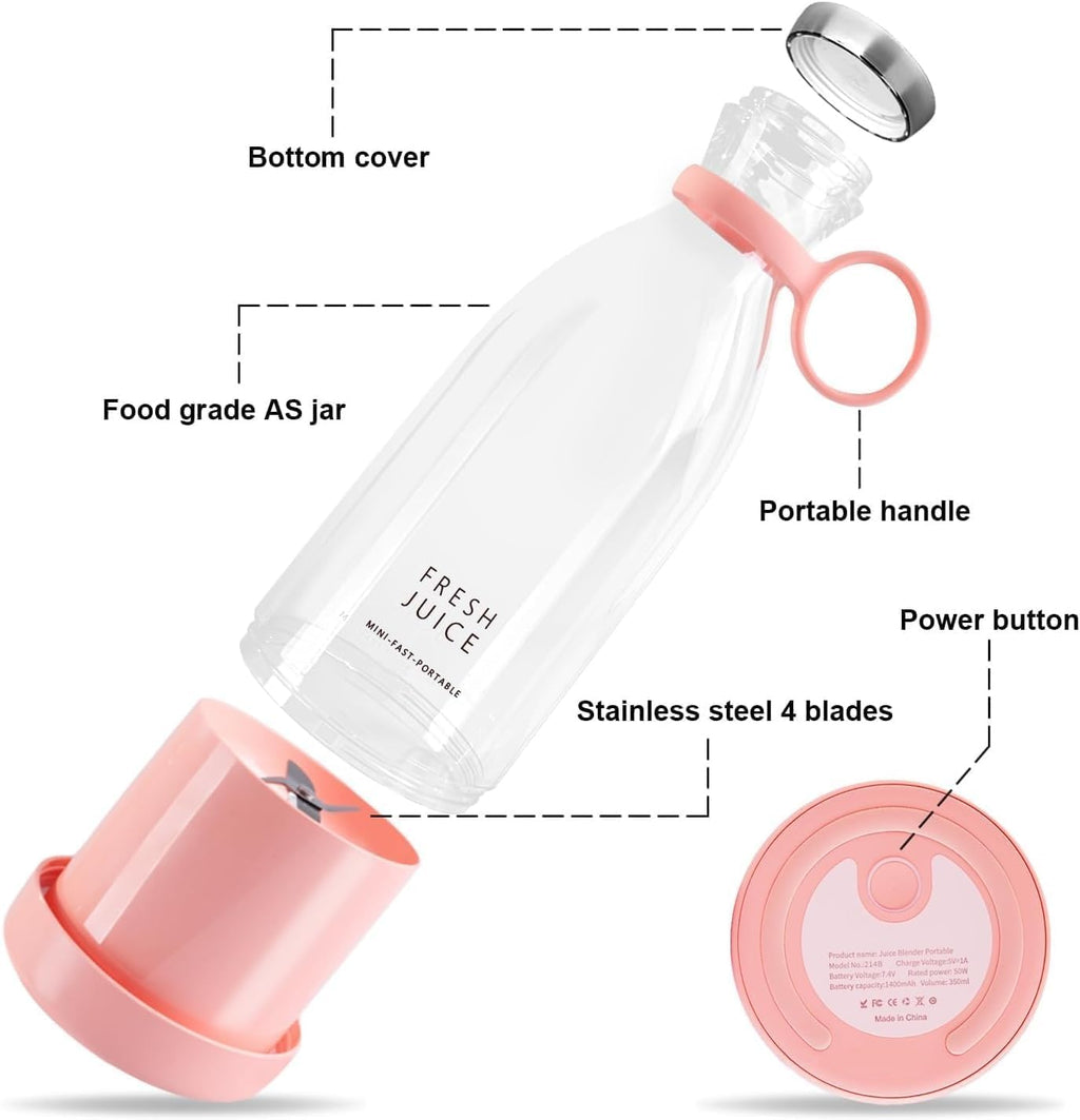 Mini Portable USB Juicer Bottle