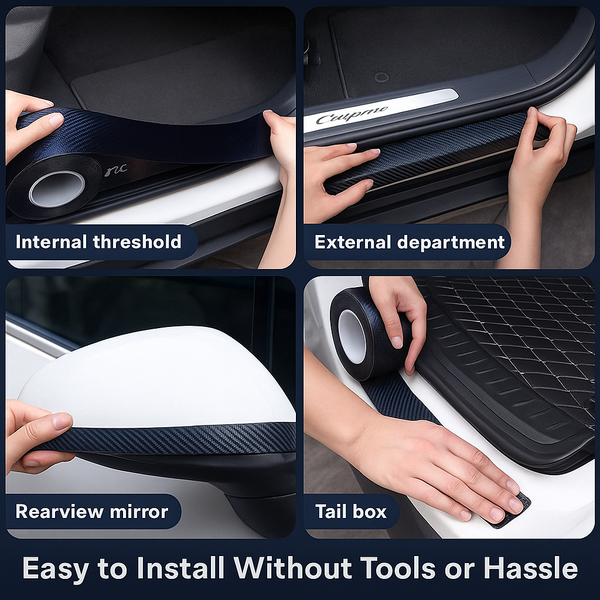 Anti-Scratch Carbon Strip